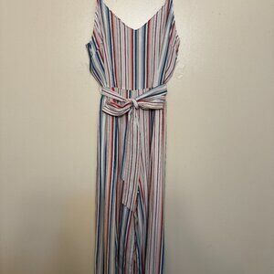 Pretty Pin Stripe Pantsuit/Romper